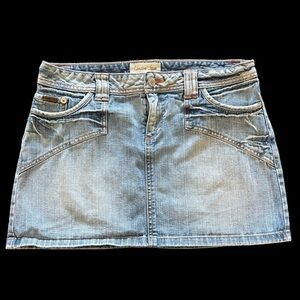 London Jean Women's Denim Mini Skirt Size 10